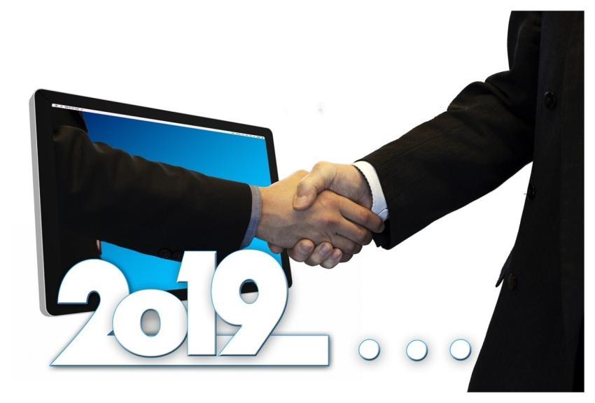 Handshake Hands New Year's Day Year