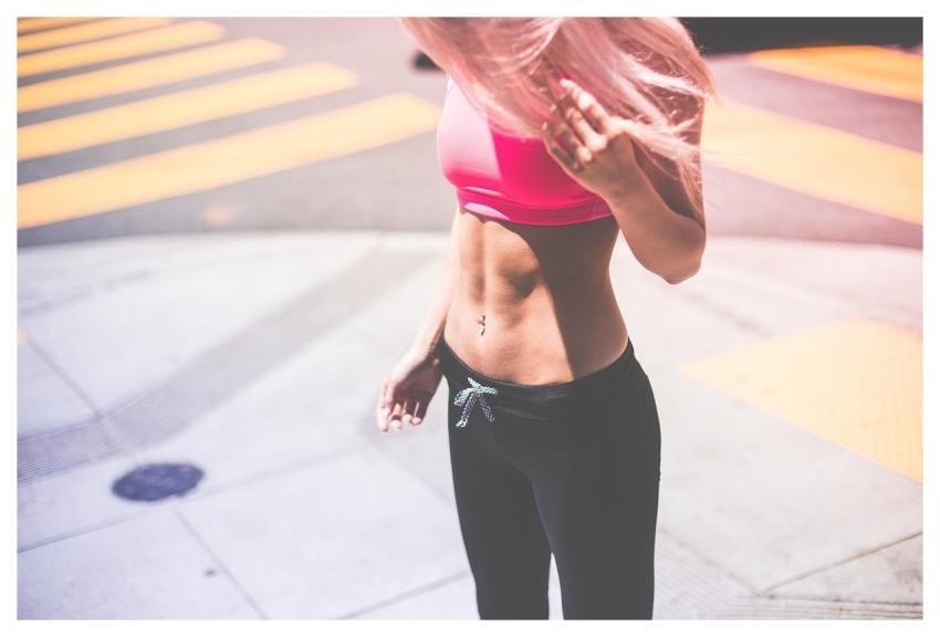 Adult Body Close-Up Exercise