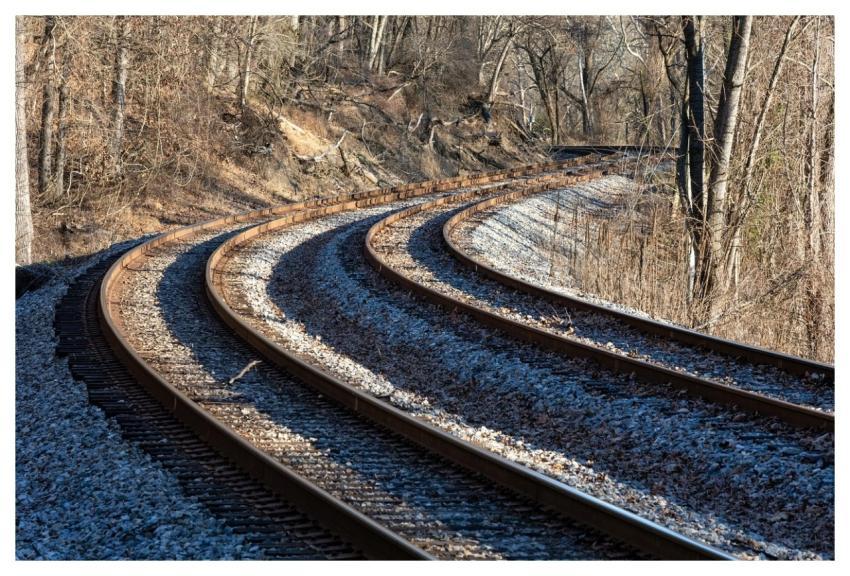 Train Tracks Railway Railroad