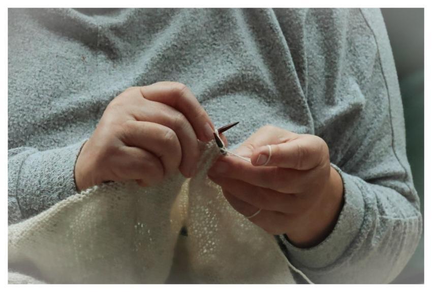 Knitting Hobby Leisure Woman