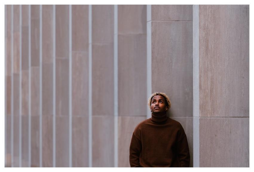 Man Portrait Wall Outdoors