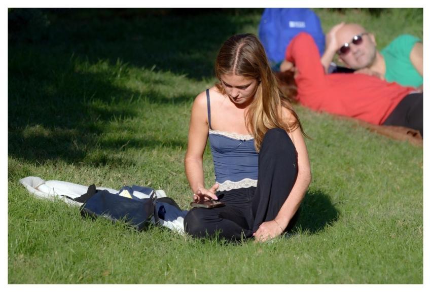 Woman Grass Meadow Girl