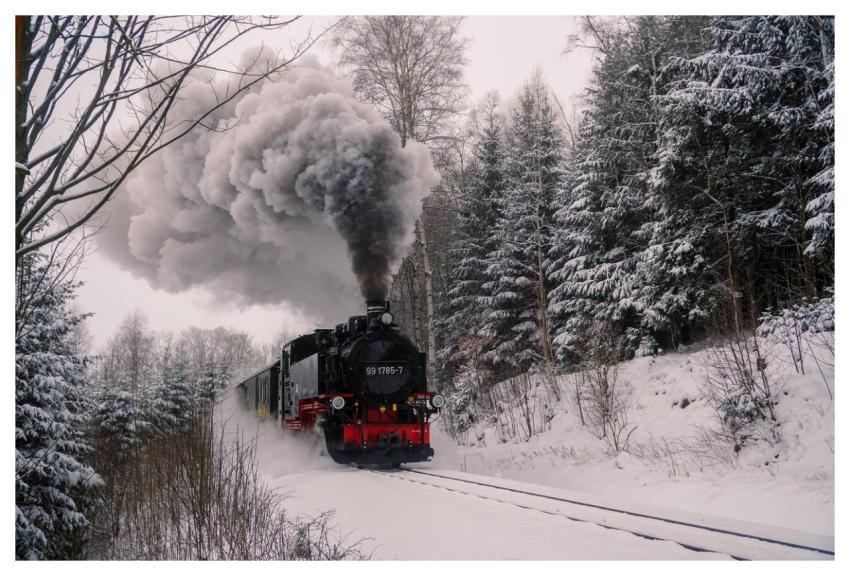 Fichtelbergbahn Train Railroad Narrow Gauge Railwa