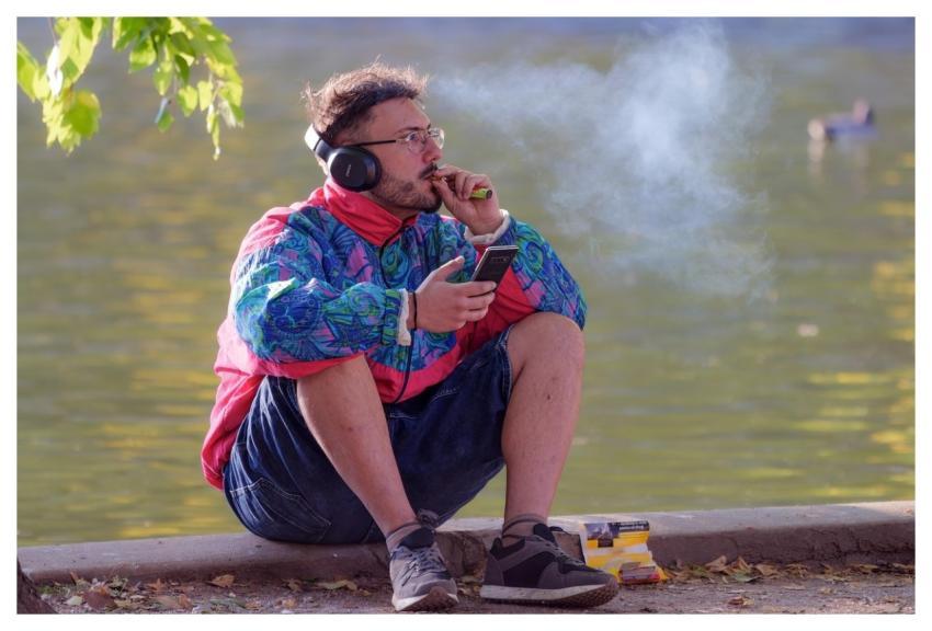 Boy Casual Glasses Earphones