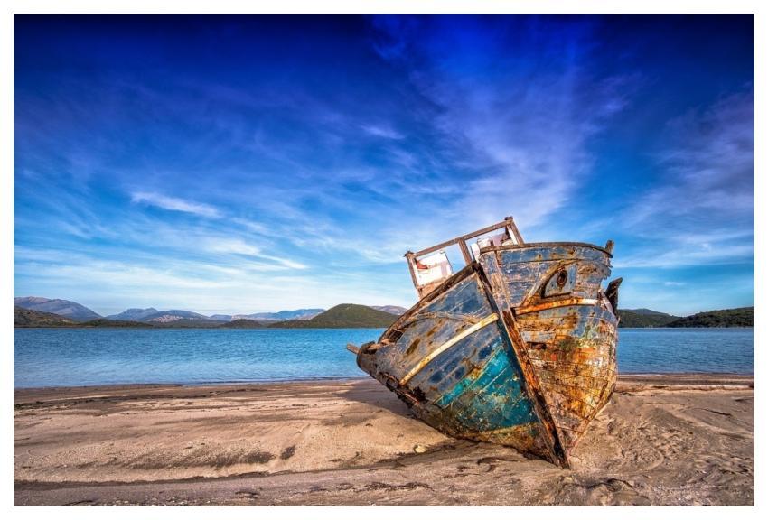 Boat Sea Sky Landscape