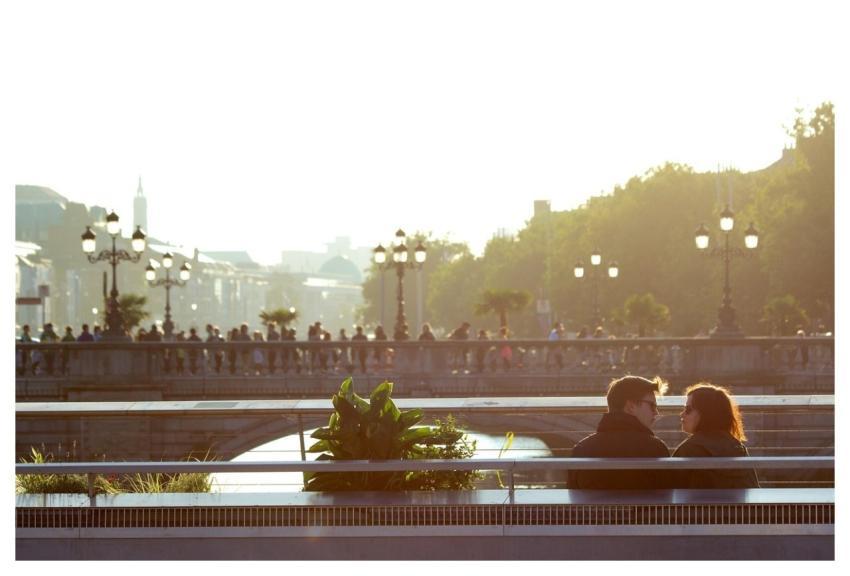 Couple Love Lovers City