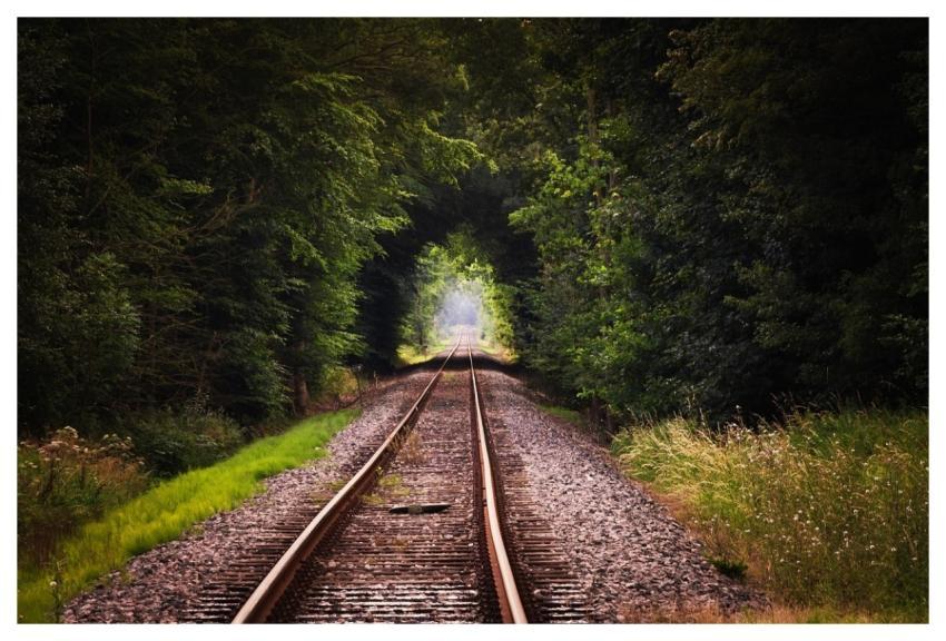 Rails Tracks Railroad Tracks Railway Tracks