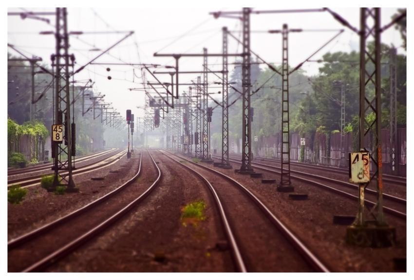Railway Tracks Railway Railroad Railroad Tracks
