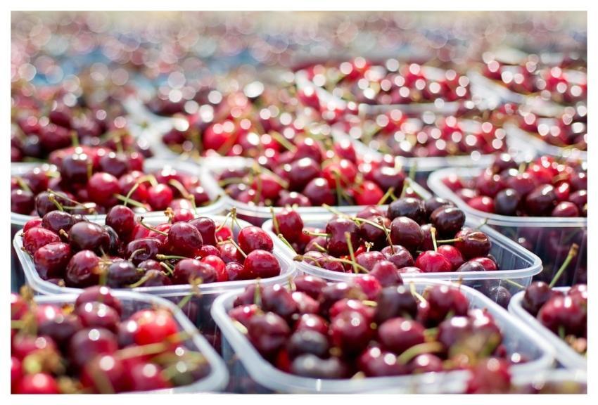 Cherries Fruit Tubs Food