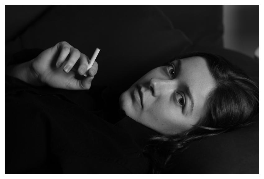 Woman Cigarette Smoking Smoke