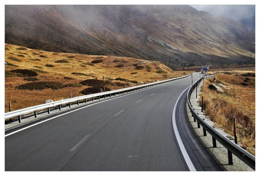 Mountains Road Wilderness Mystical