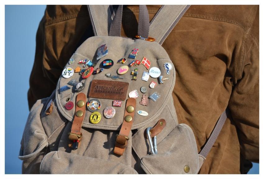 People Man Tourist Backpack