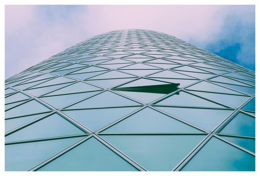 Frankfurt West Port Skyscraper Building