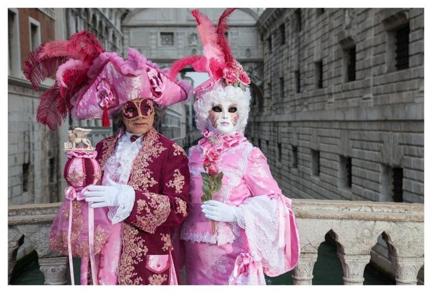 Costume Venice Carnival People