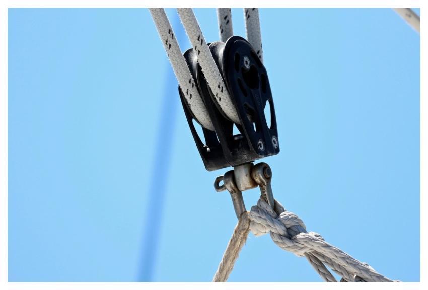 Sail Boat Yacht Sea Pulley