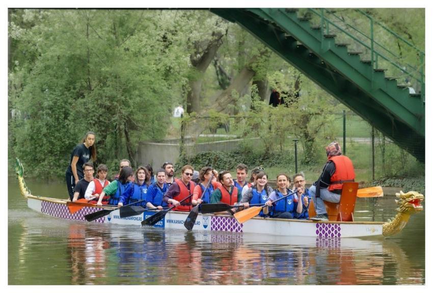 People Nature Rowing Canoe
