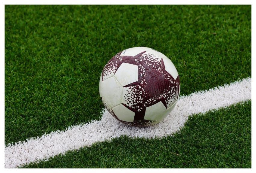 Football Kicking Off Soccer Sports