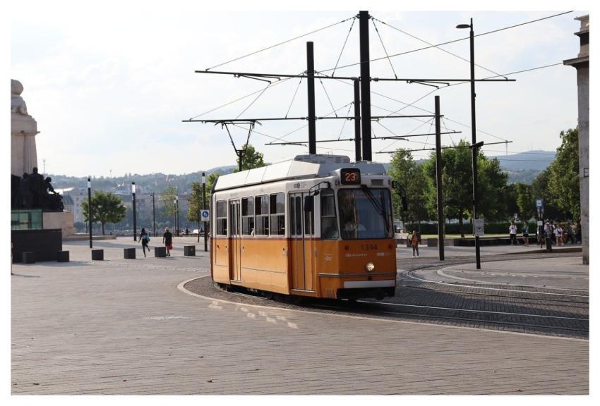 Budapest Street City Tram