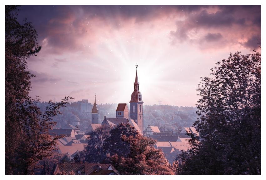 Freiberg Church Church Tower City