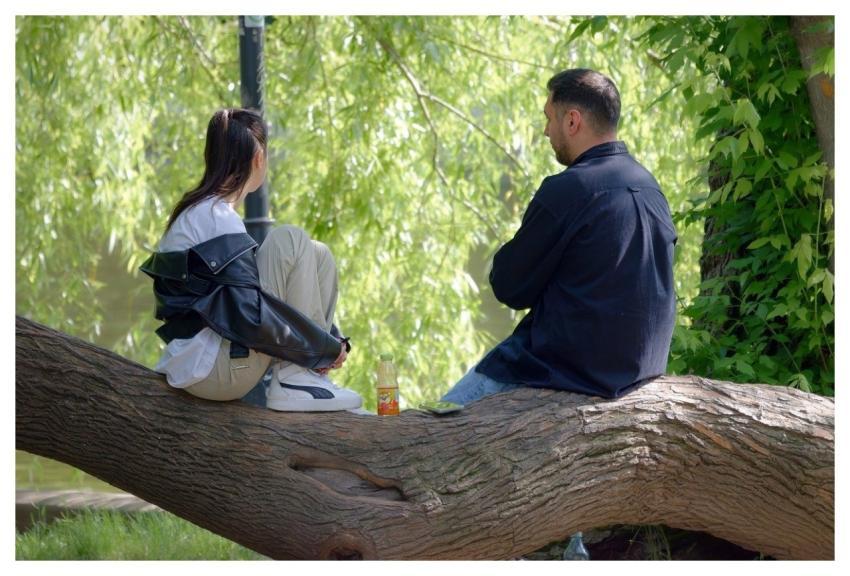 Couple Young Girl Boy