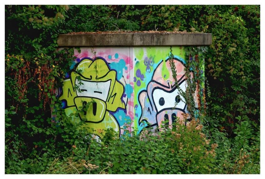 Grafftti Lost Place Decay Overgrown