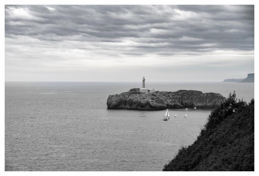 Landscape Island Lighthouse Sea
