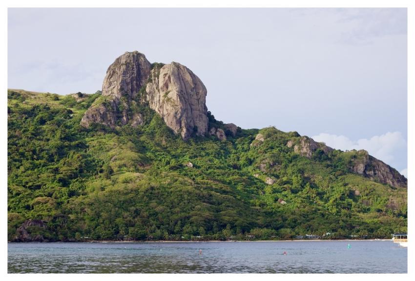 Fiji Island Kuata Island Mountain