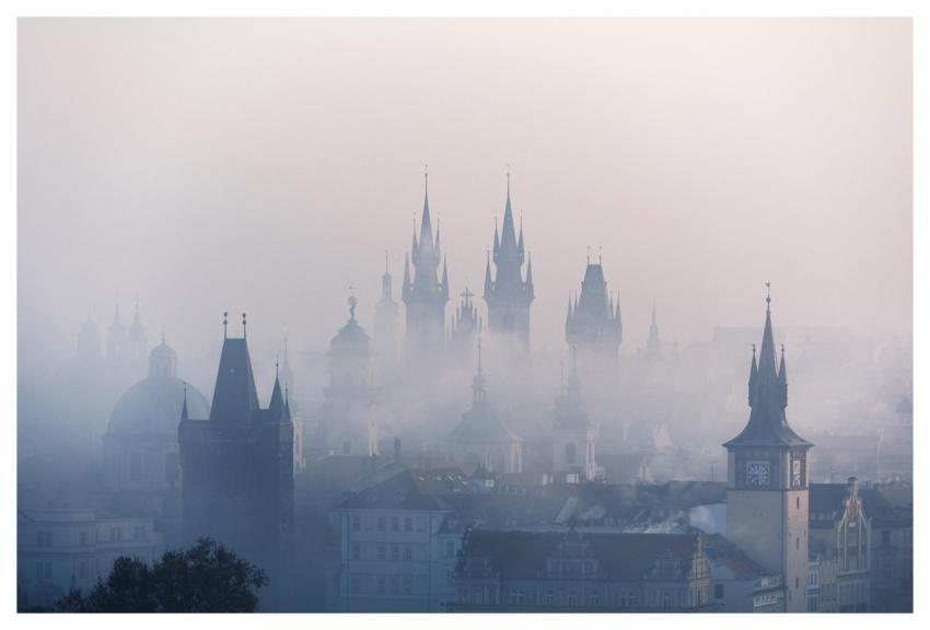 Christmas Background Towers Building Ancient