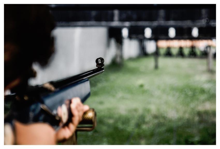 People Man Gun Shooting