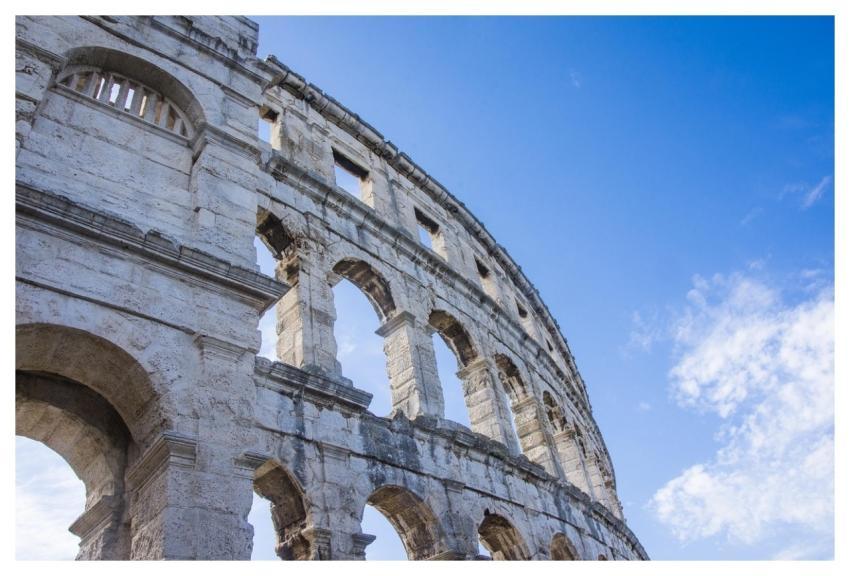 Coliseum Old Antique Stone