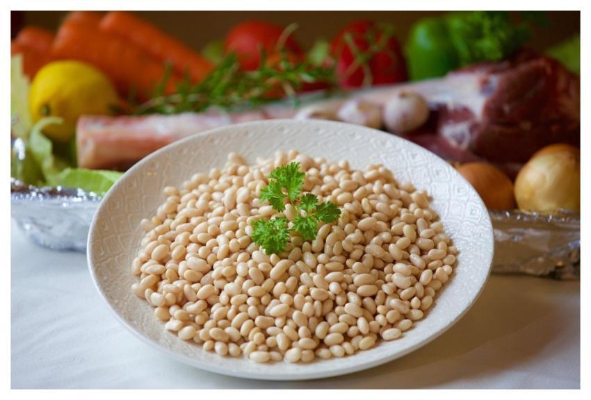 White Kidney Bean Vegetable Recipe Food