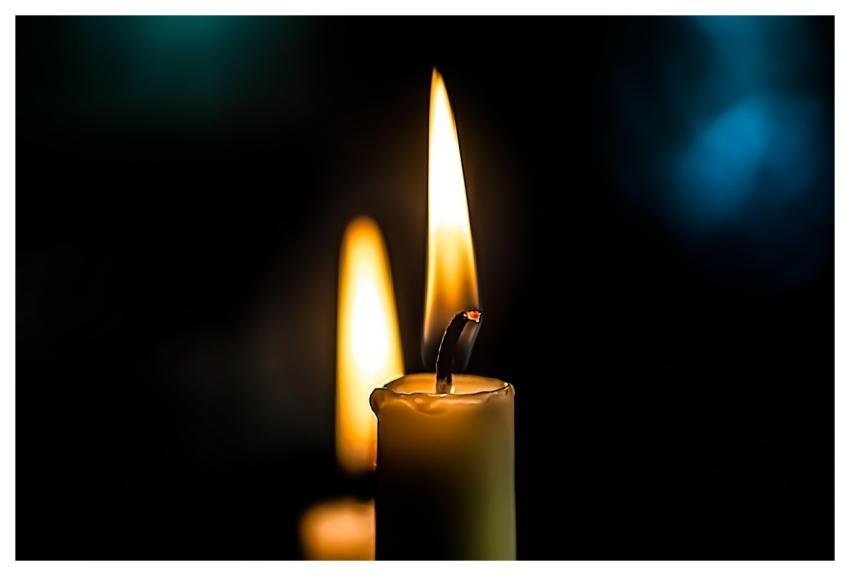 Burning Candles Candlestick Night Flickering Candl