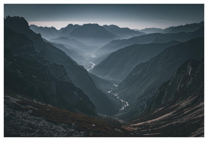 Dolomites Mountains Nature Fog