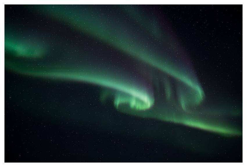 Space Dark Aurora Stars