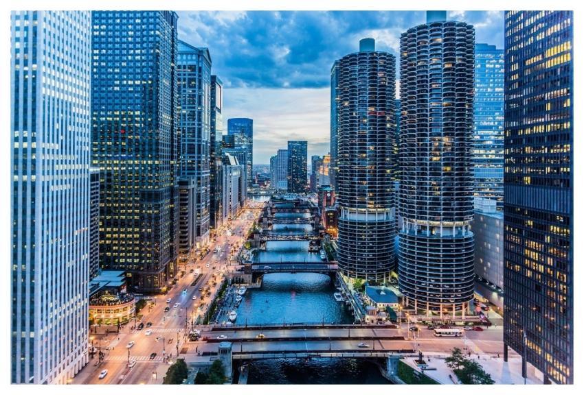 River Bridges Buildings Structures