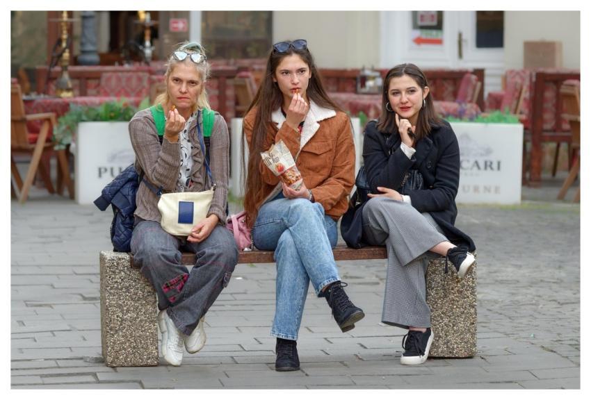 Women People Casual Sitting