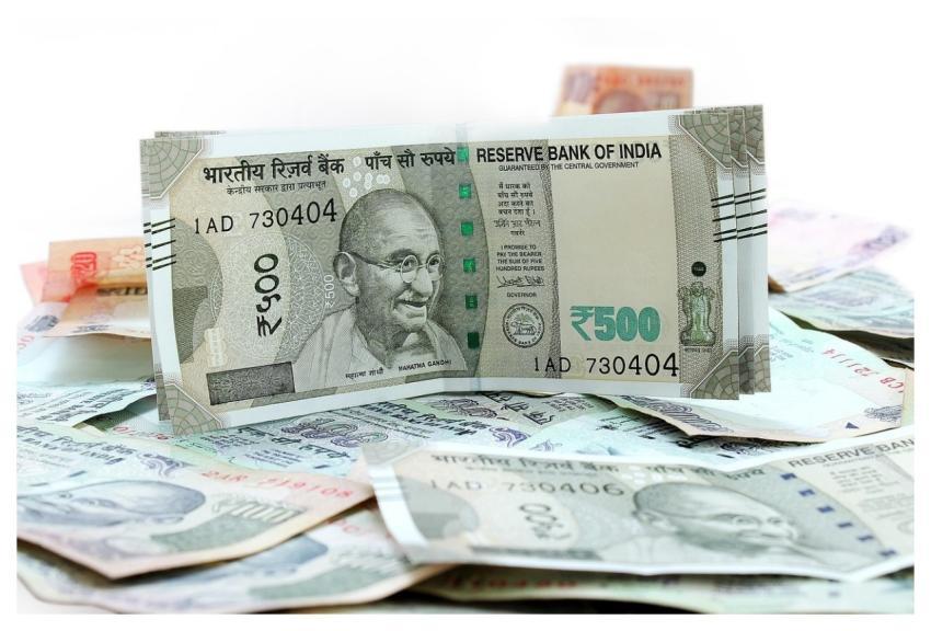 Money Banknotees Indian Rupees Business