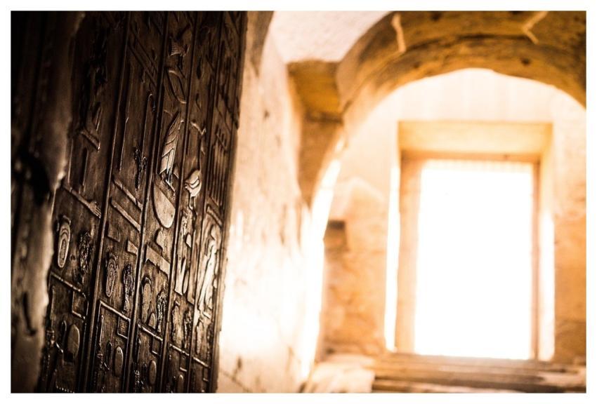 Hieroglyph Light Ancient Temple