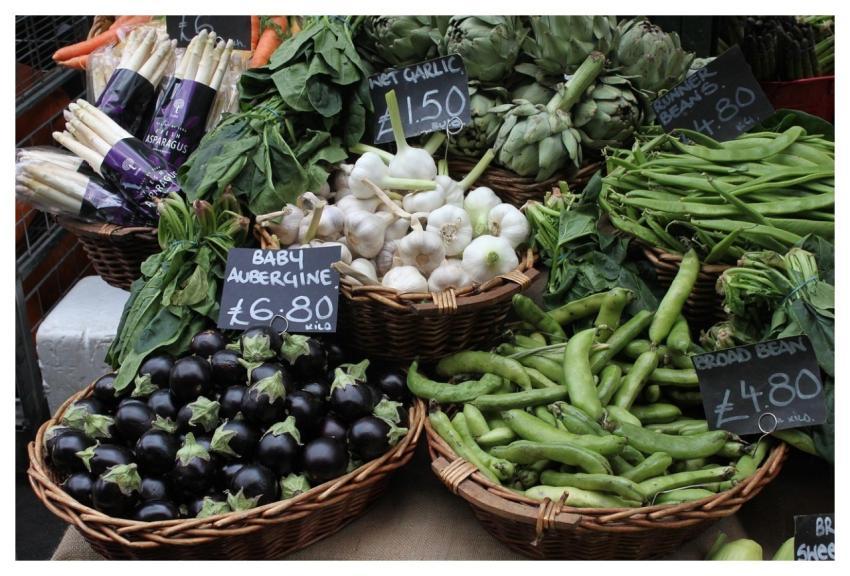 Market Vegetables Eggplant Services