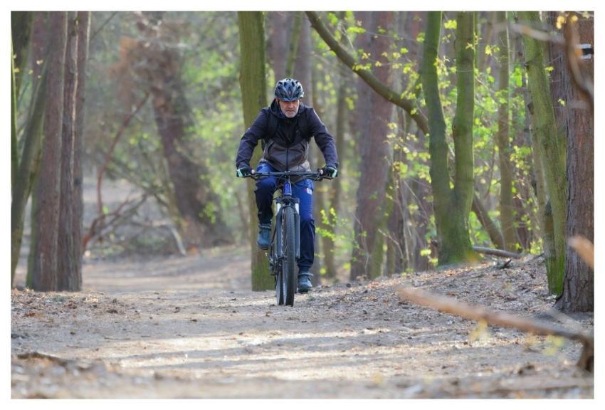 Man Adult Bicyclist Helmet