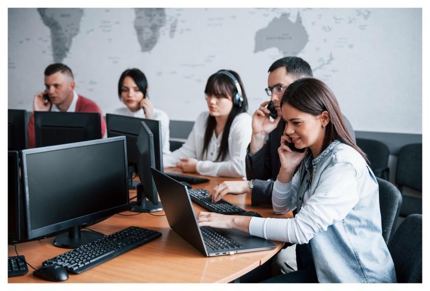 Busy Office Computer Nice