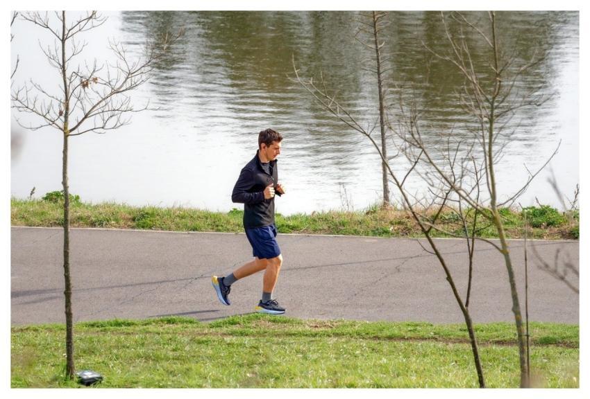 Man Young Running Jogging