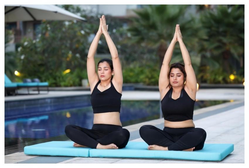 Women Meditation Model Pose
