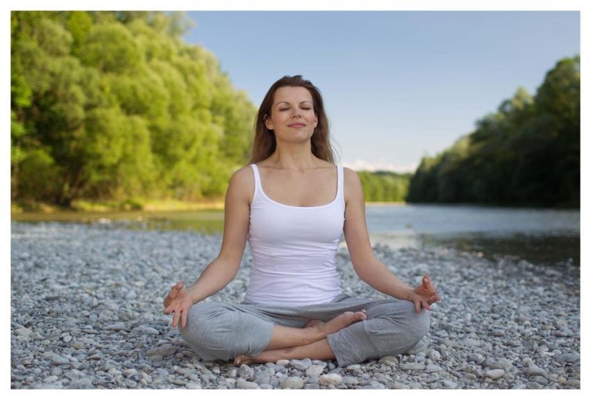 Woman Yoga Meditation Relaxation