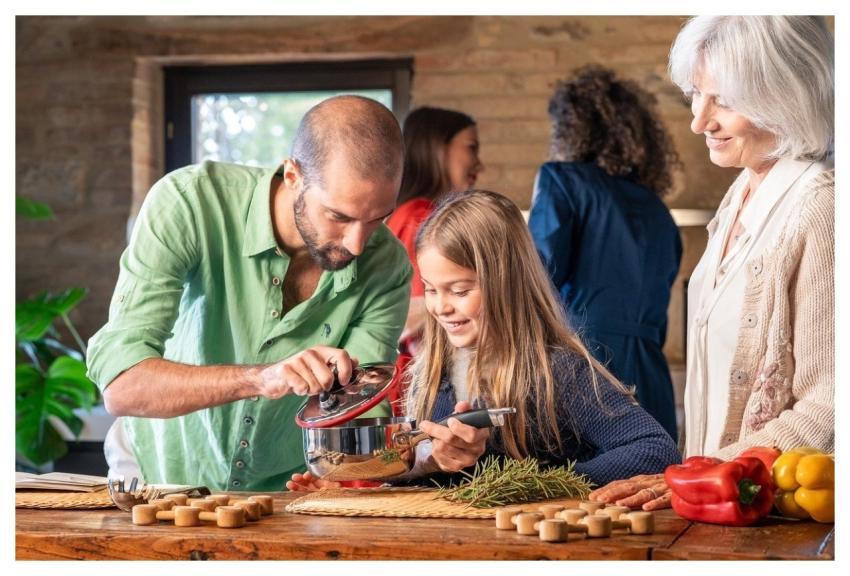 Couple Cooking Kitchen Food
