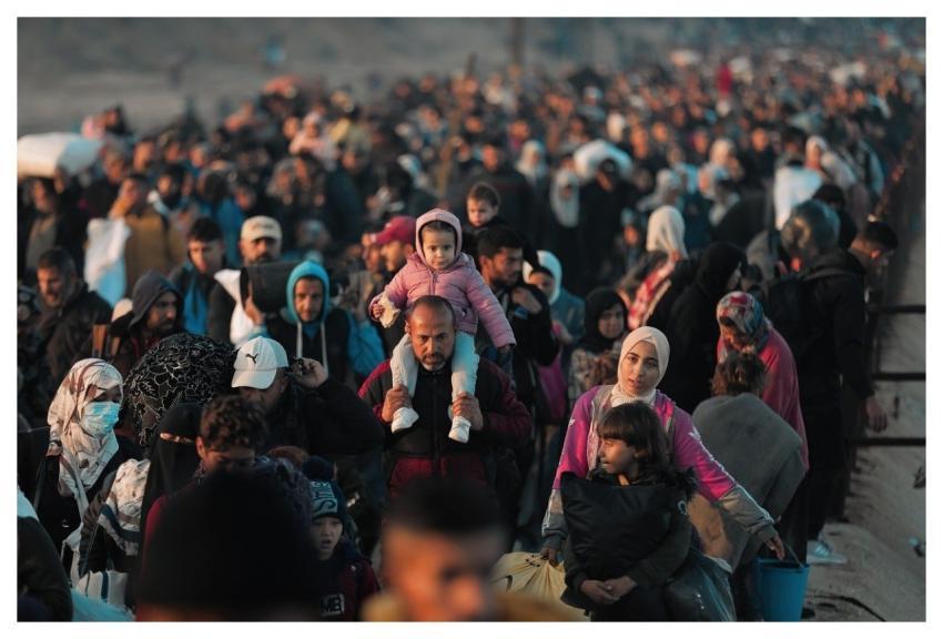 People Crowd Families Immigrants