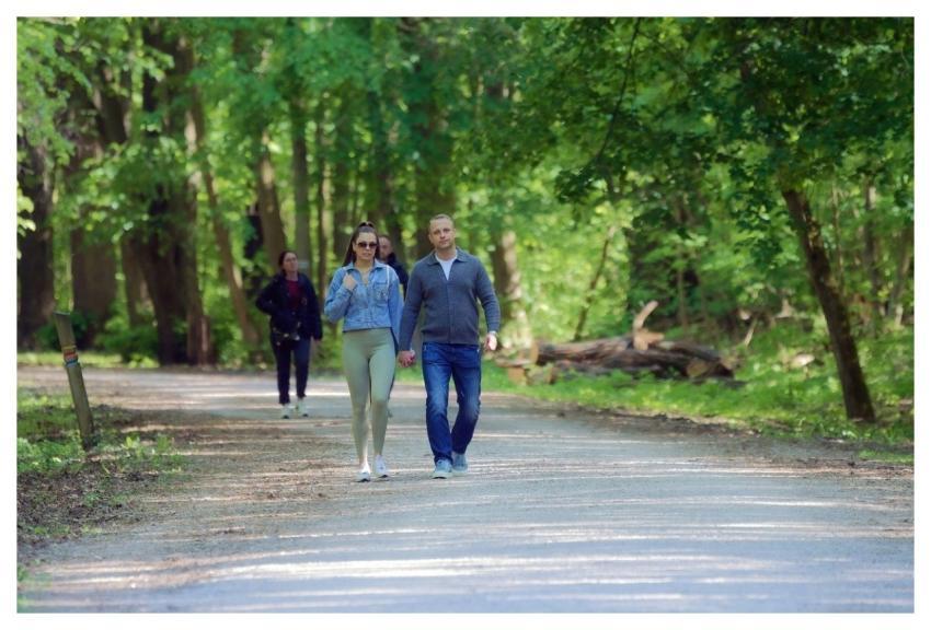 People Couple Casual Walking