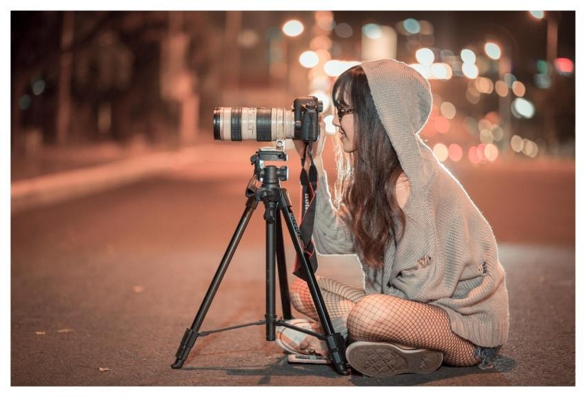 Night Camera Photographer Photo