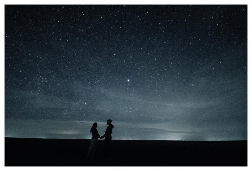 Happy Valentines Day Couple Love Stars