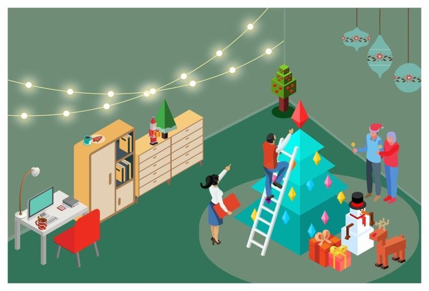 Christmas Party Party Company Colleagues